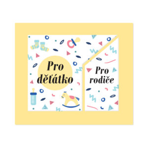 Duo pokladnička - Pro rodiče/Pro děťátko Albi