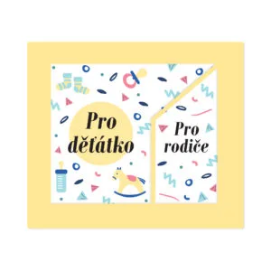 Duo pokladnička - Pro rodiče/Pro děťátko Albi