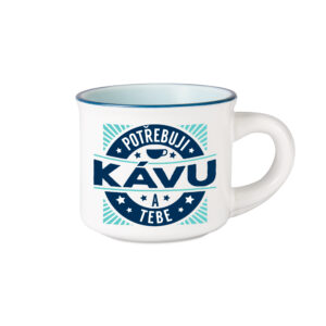 Espresso hrníček - Potřebuji kávu Albi