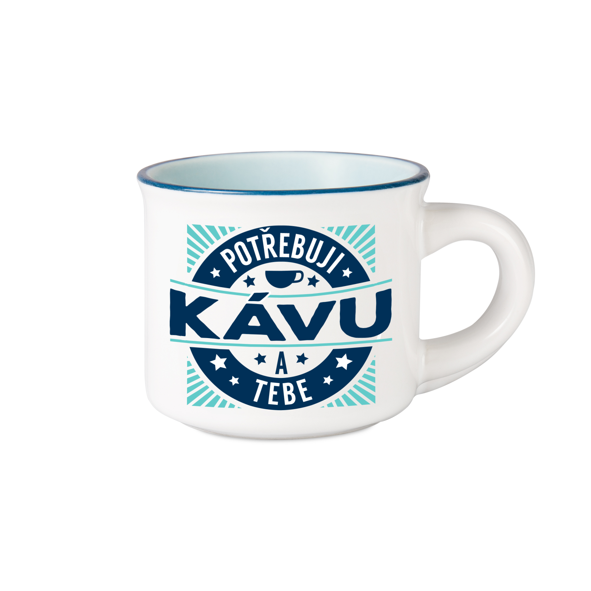 Espresso hrníček - Potřebuji kávu Albi