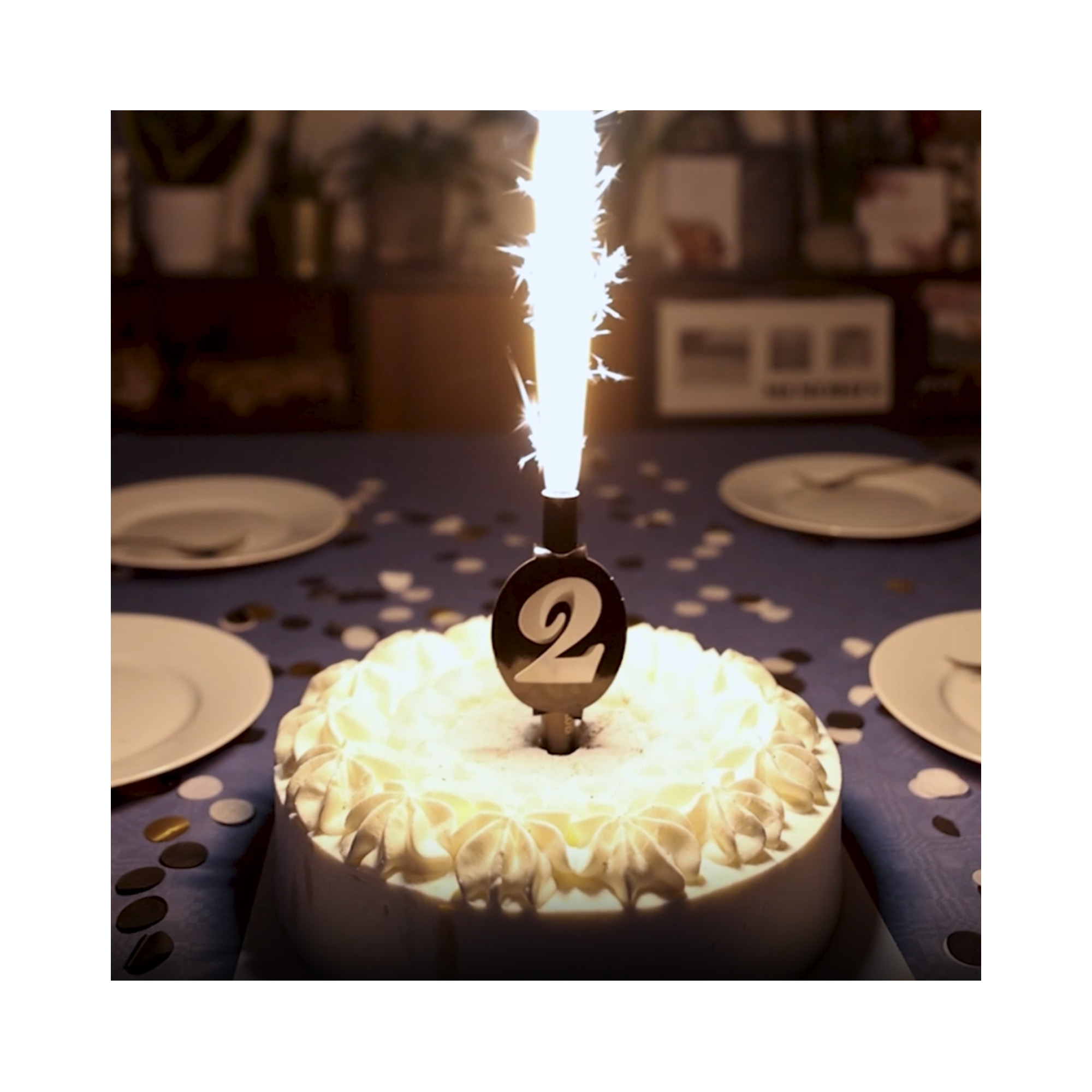 Fontána dortová černobílá číslo 2 Albi - Obrázek 2