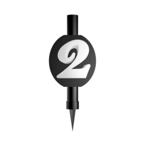 Fontána dortová černobílá číslo 2 Albi