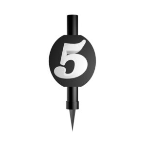 Fontána dortová černobílá číslo 5 Albi