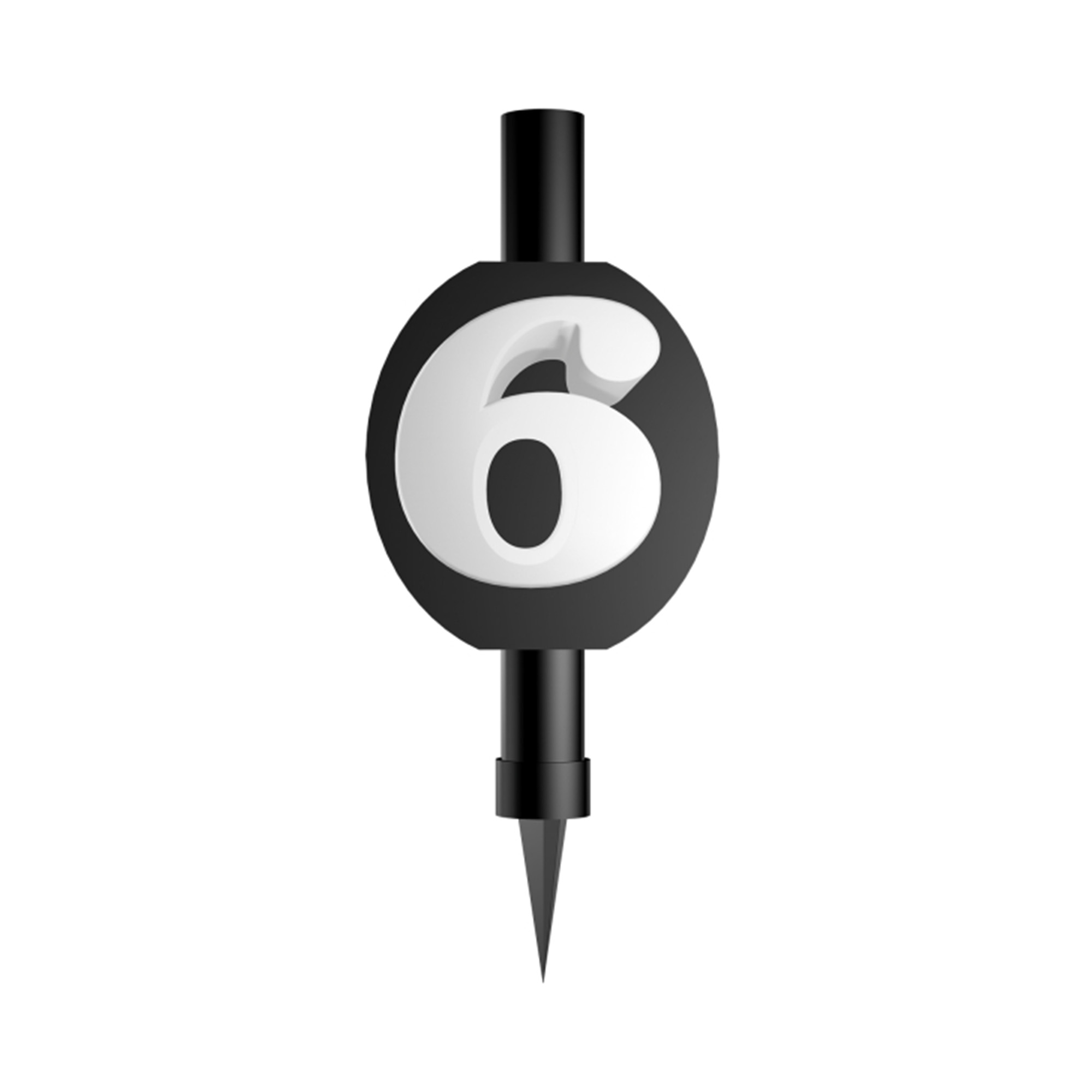 Fontána dortová černobílá číslo 6 Albi