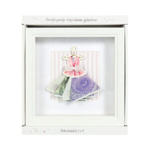 Fotorámeček na peníze - Šaty Albi