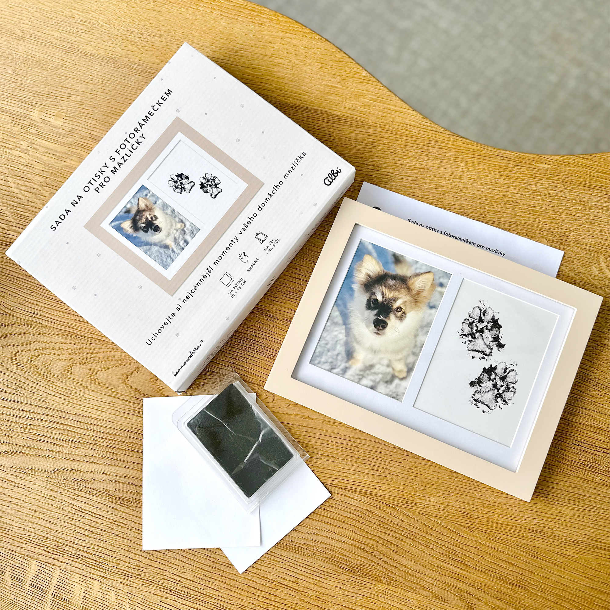 Fotorámeček pro mazlíčky se sadou na otisky Albi - Obrázek 3