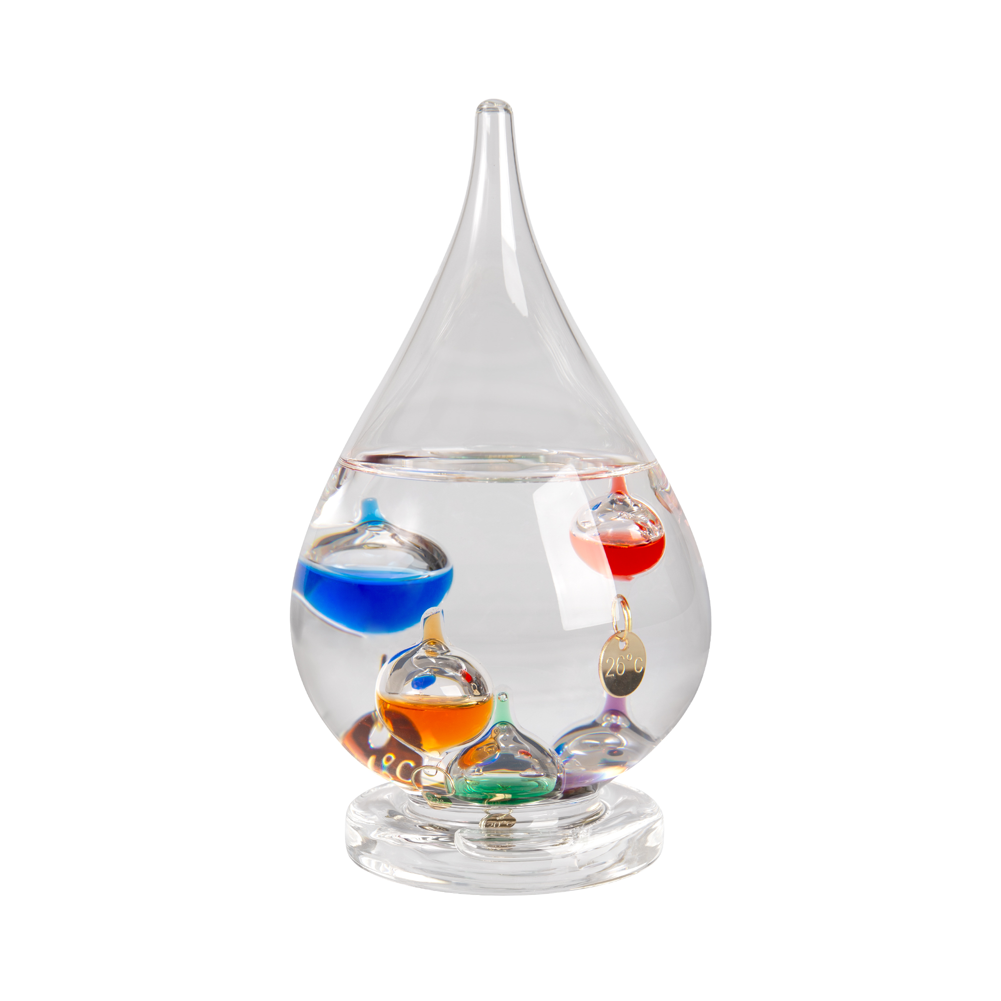 Galileův skleněný teploměr - 15 cm Albi