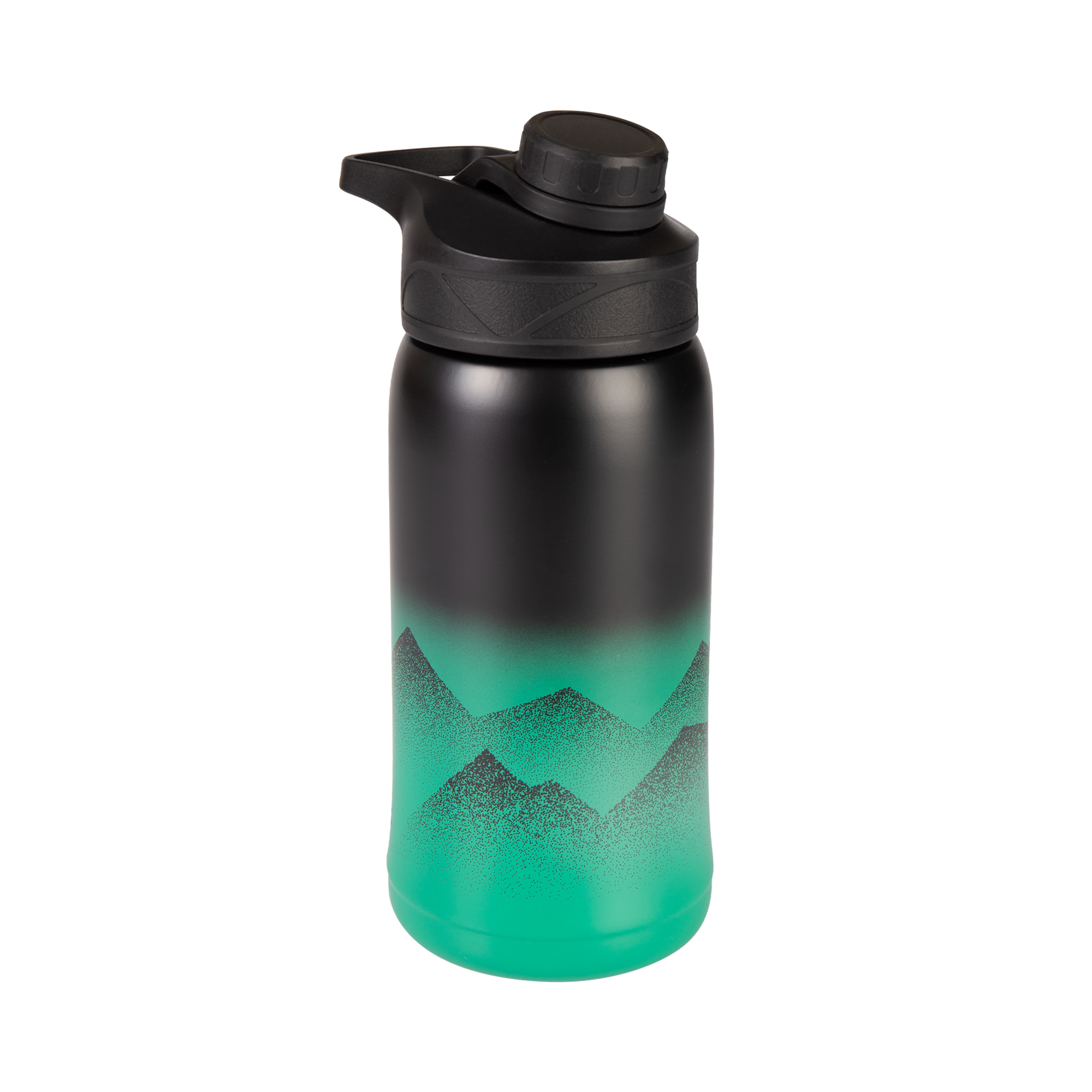 Gradientová termoláhev 600 ml - Černozelené hory Albi