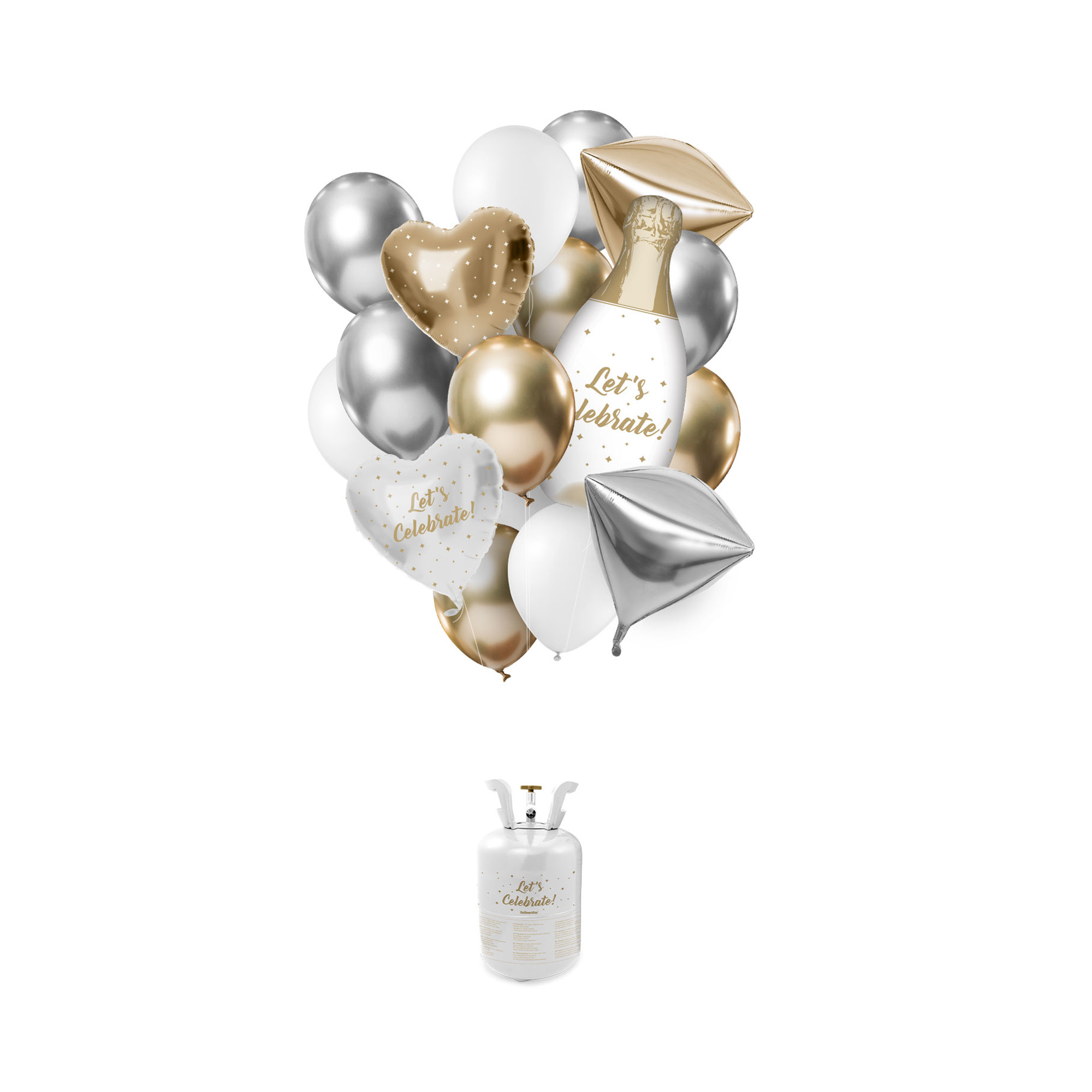 Helium set s balónky Let´s Celebrate Albi