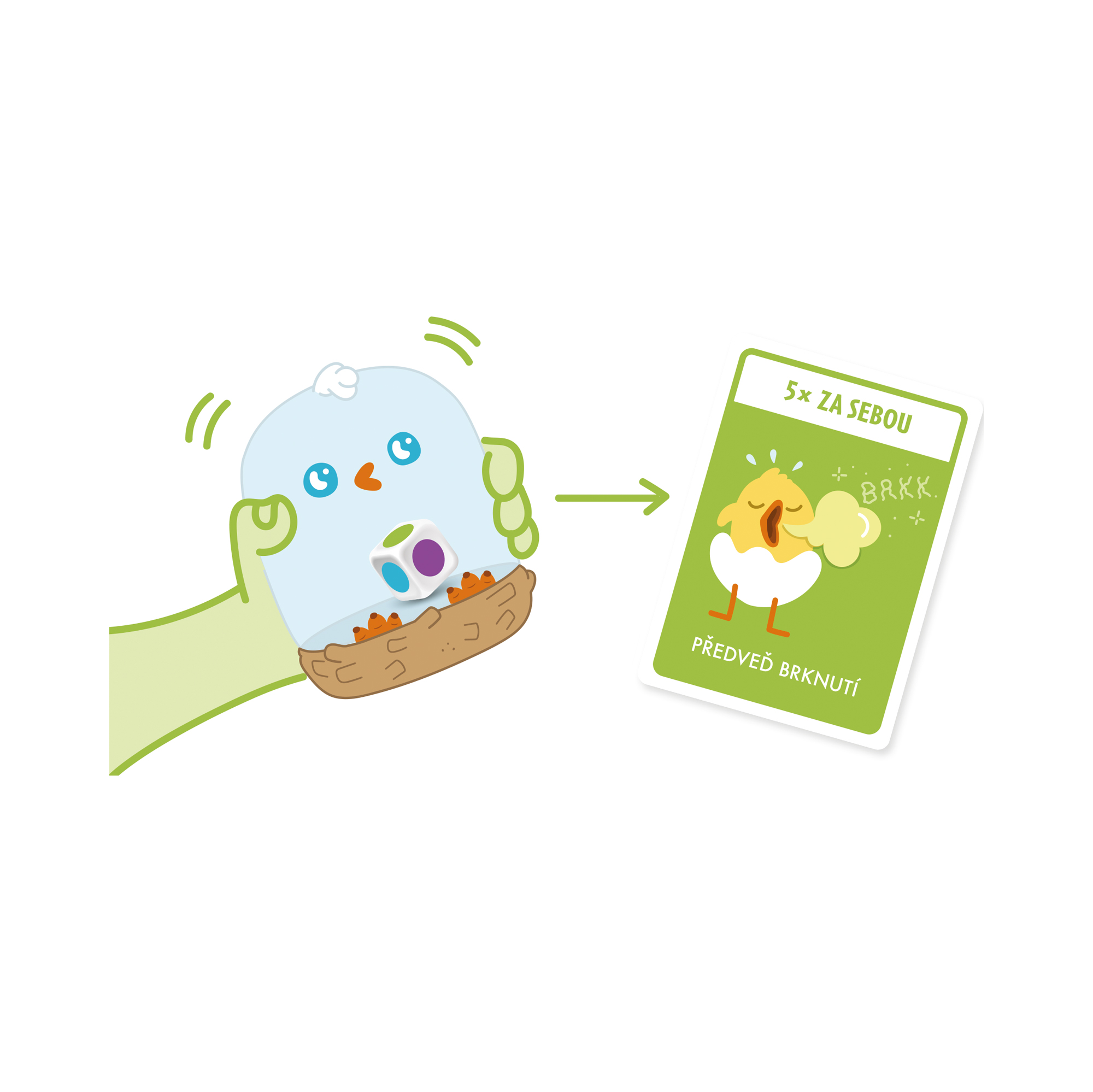 Hoď sebou, slepičí prdelko! Asmodee Blackfire - Obrázek 3