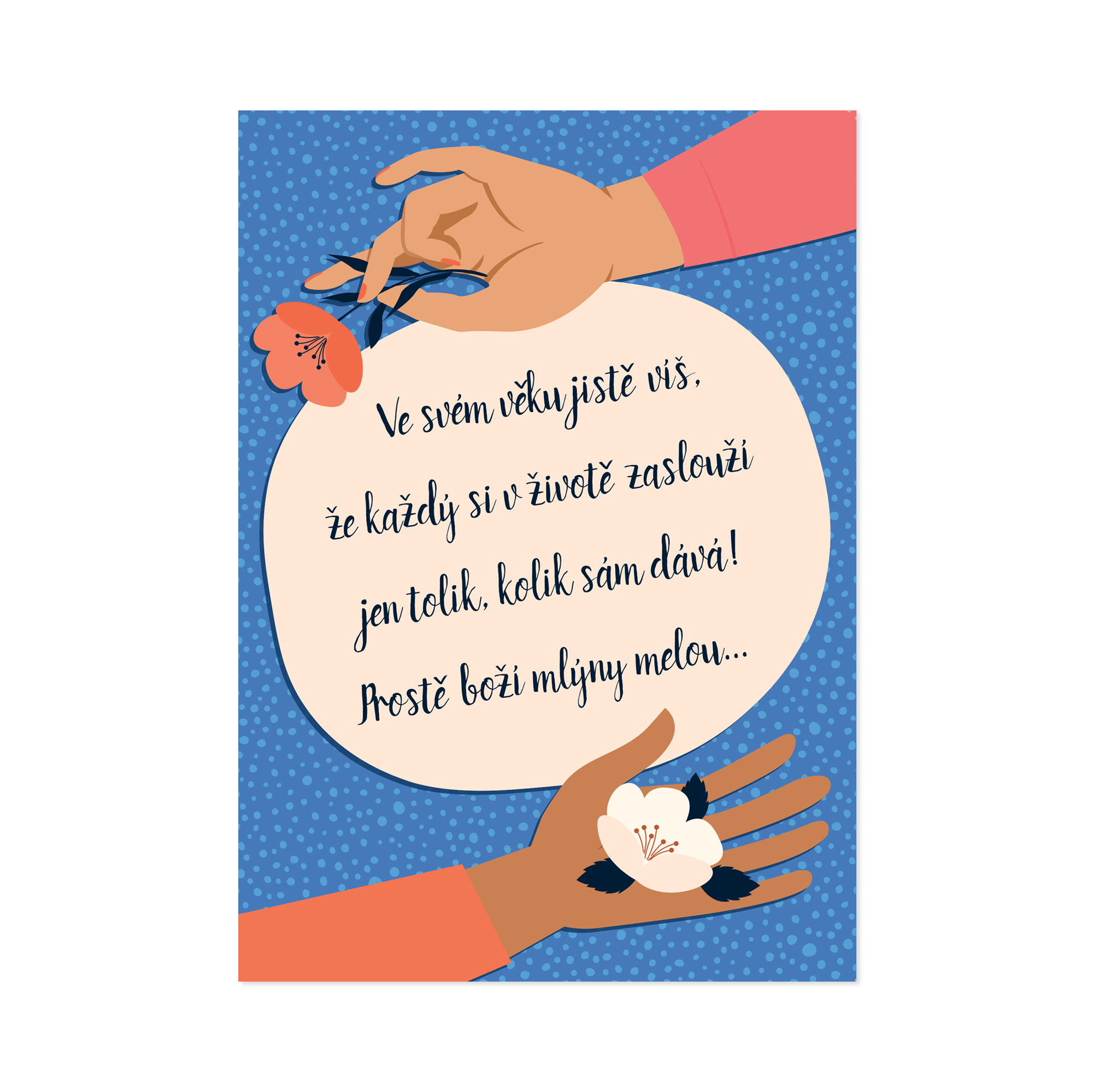 Hrací přání - Květy v dlaních Albi