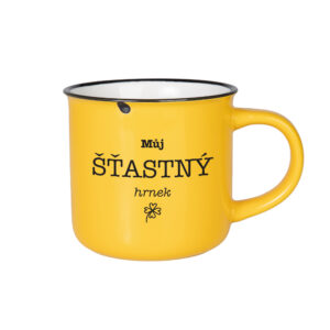 Kameninový plecháček - Můj šťastný hrnek Albi
