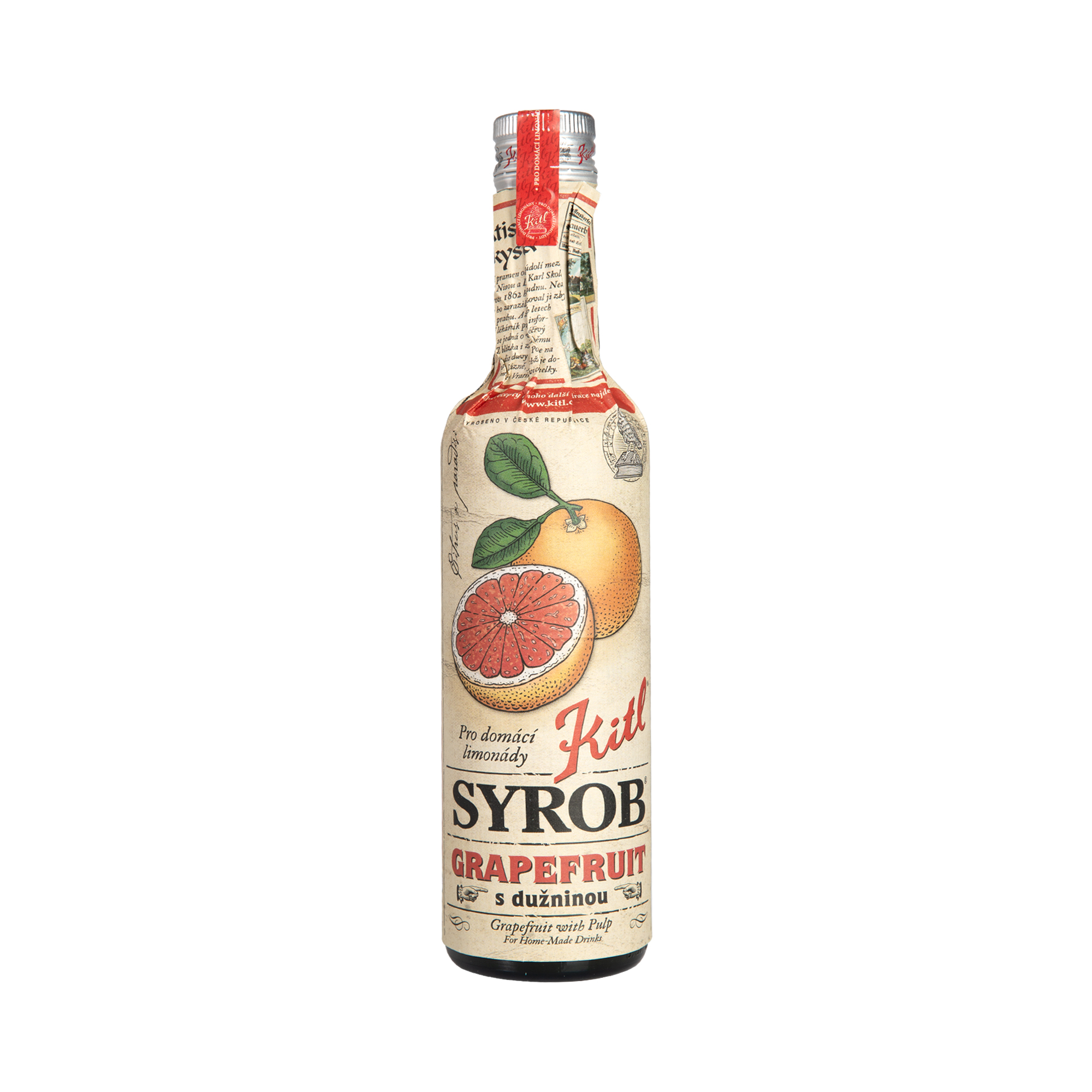 Kitl Syrob - Grapefruit s dužinou 500 ml Kitl