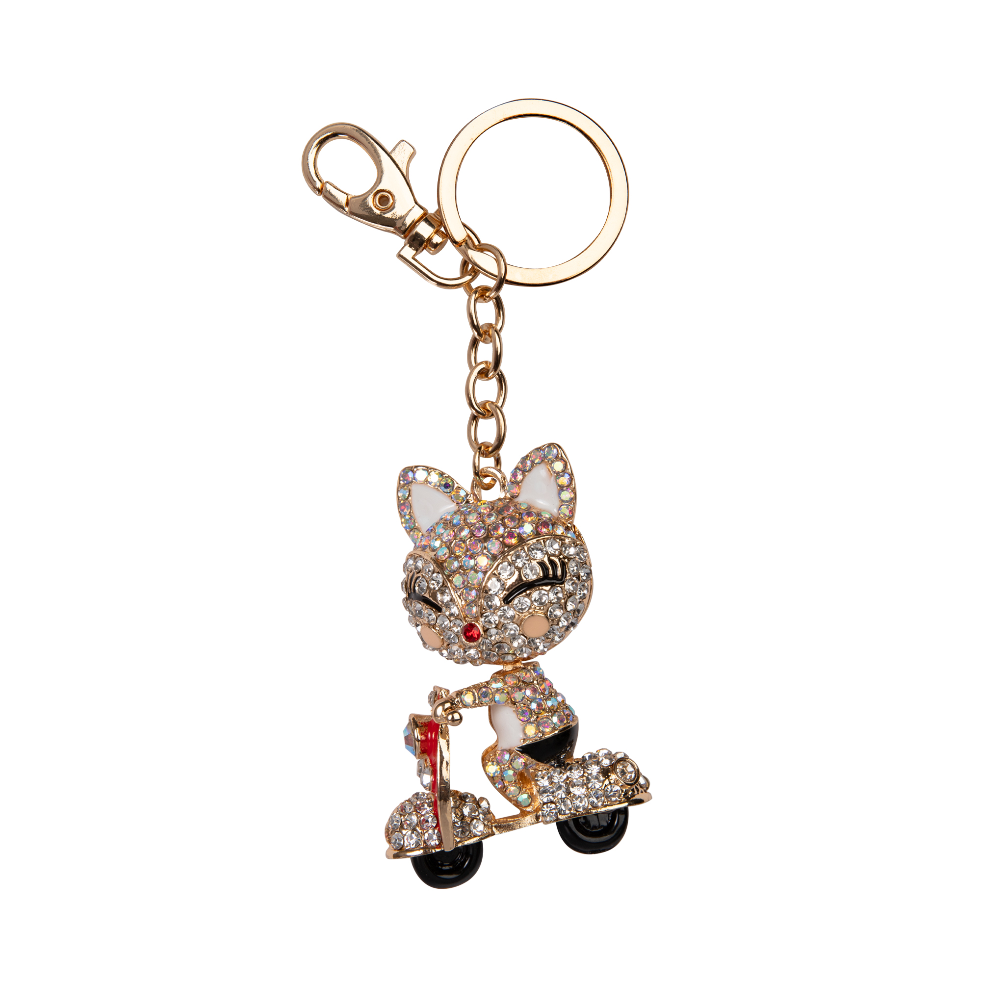 Klíčenka - Kočka na skútru Albi