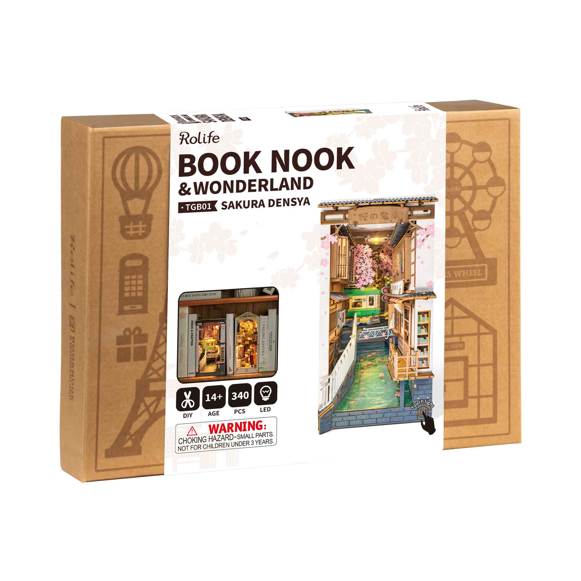 Knižní zákoutí - Domeček Sakura Robotime - Obrázek 2