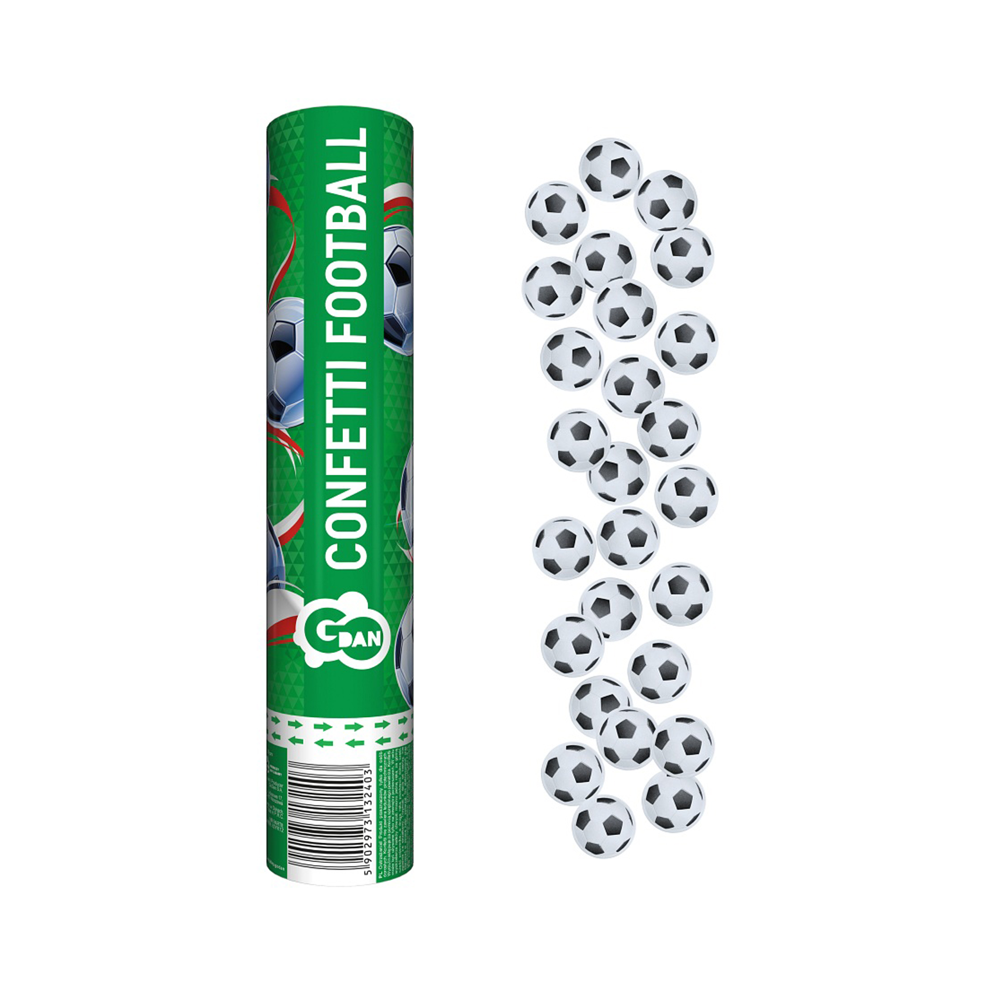 Konfety vystřelovací fotbal 30 cm Albi