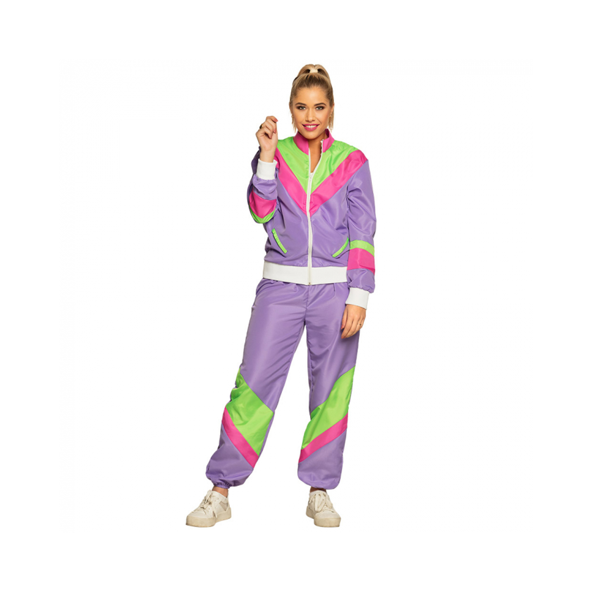 Kostým 80.léta fialový vel.S Albi