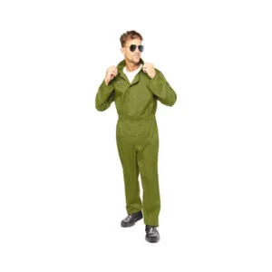Kostým Pilot zelený vel.S Albi