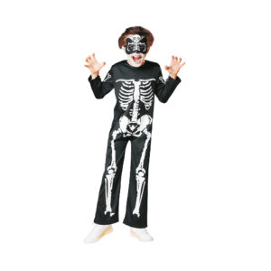 Kostým dětský Kostra s maskou vel. 4-6 let Albi