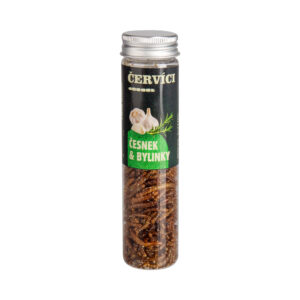 Křupaví červíci - Česnek a bylinky Sens