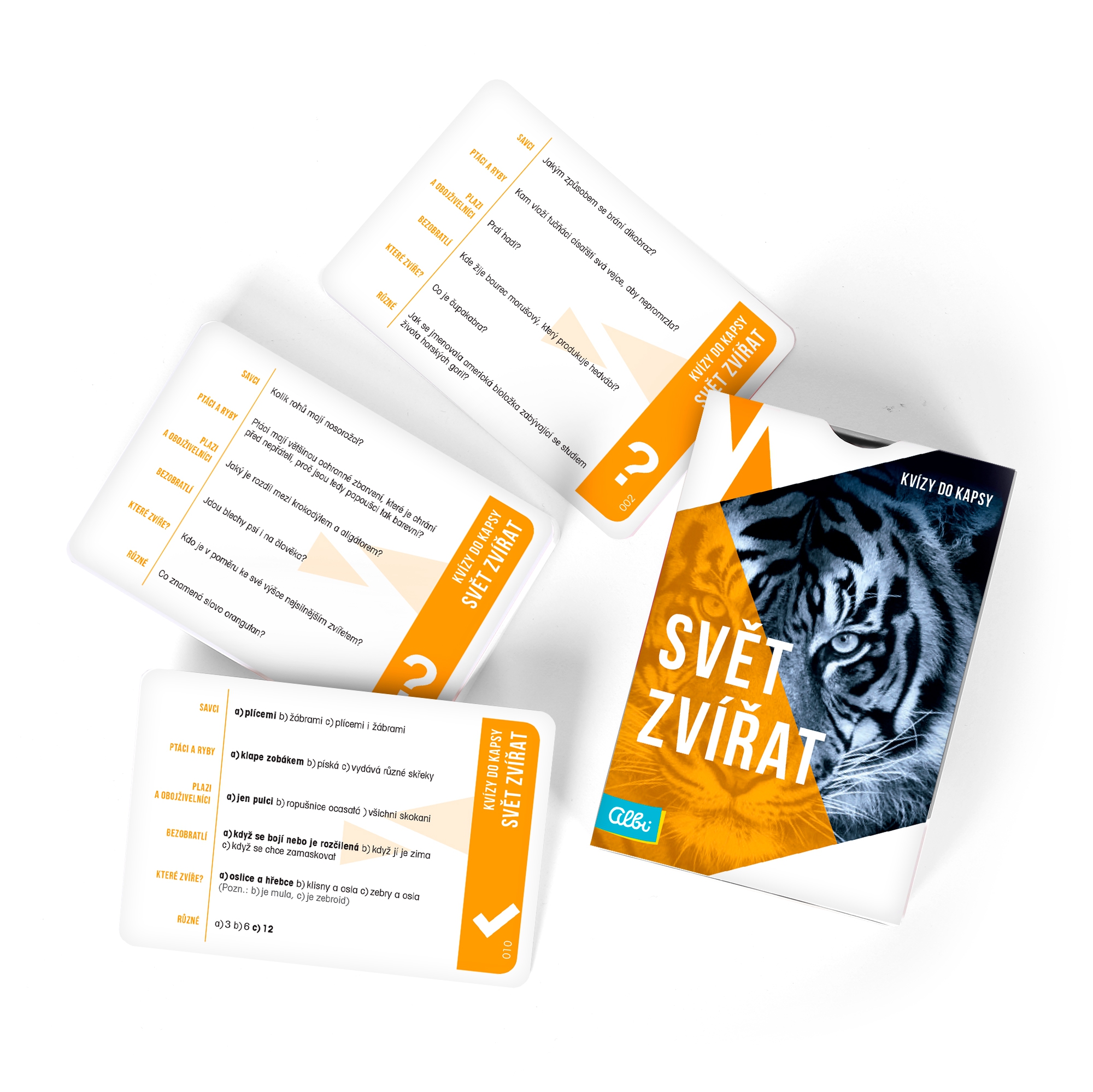 Kvízy do kapsy - Svět zvířat Albi - Obrázek 2