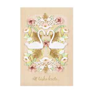 Luxusní přání - Labutě Albi