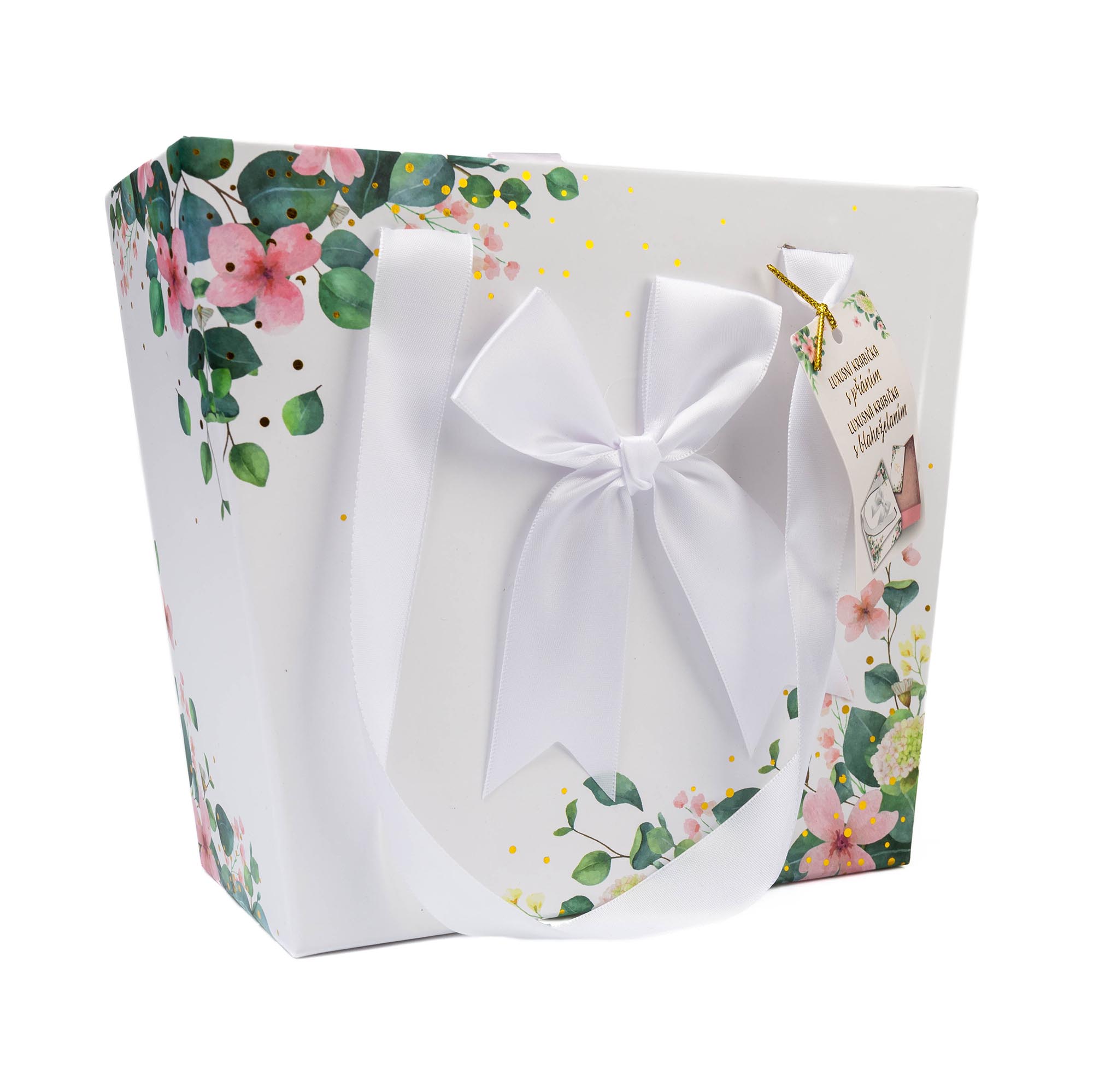 Luxusní svatební dárková krabička - malá Albi