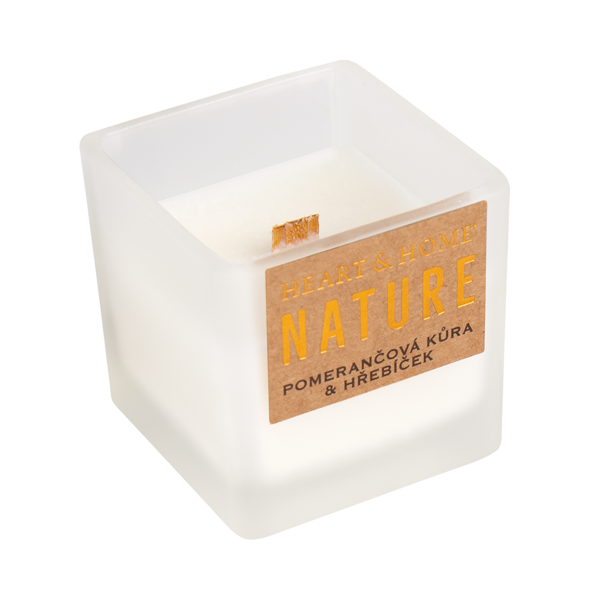 Malá svíčka - Pomerančová kůra a hřebíček Albi - Obrázek 2