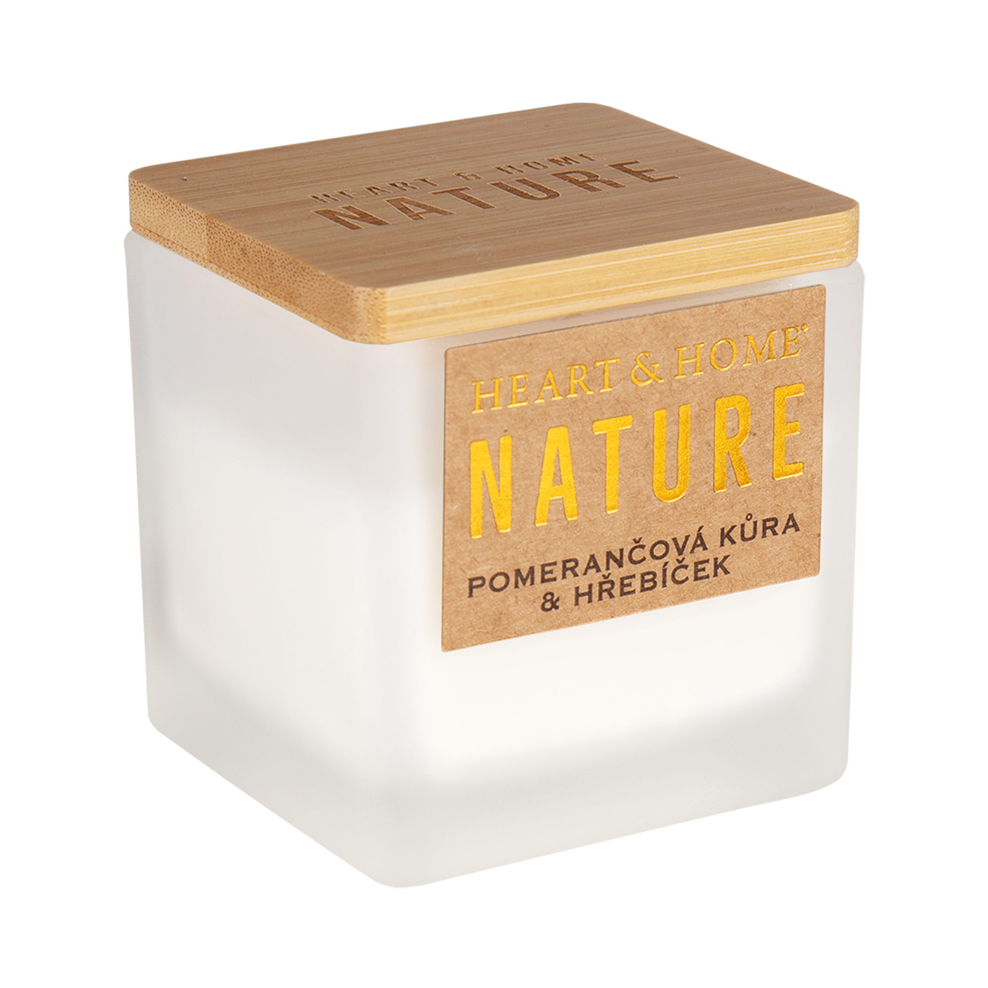 Malá svíčka - Pomerančová kůra a hřebíček Albi