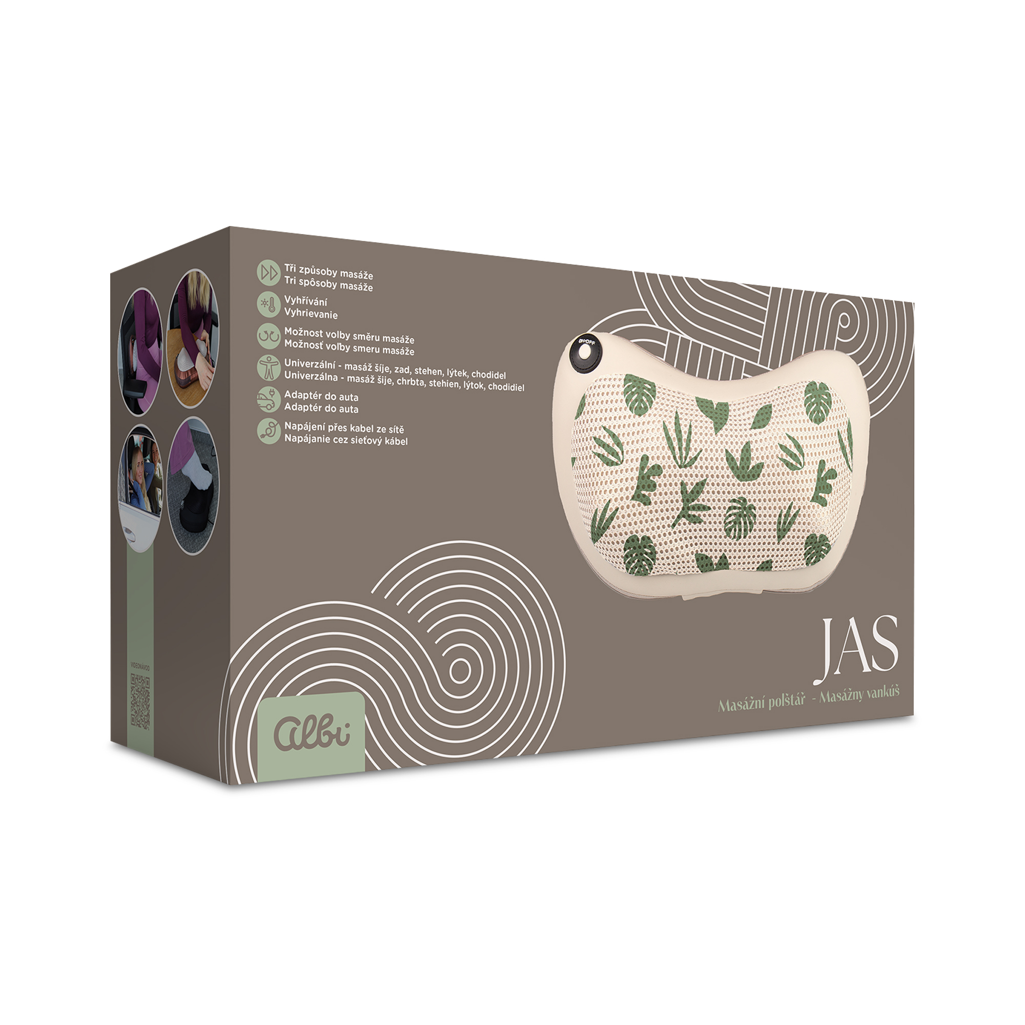 Masážní polštář Jas Albi