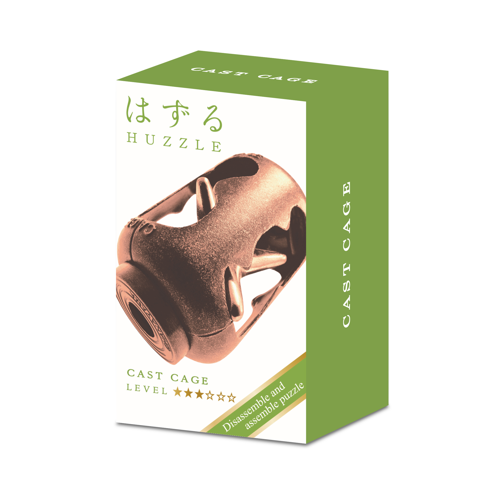 Mini Huzzle Cast - Cage antique copper Eureka