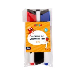 Náhradní mazatelné fixy 3 ks - Kvído Albi