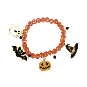 Náramek Halloween oranžový Albi