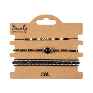 Náramky - Černá planetka Albi