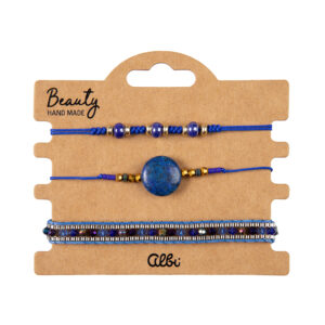 Náramky - Modrý kámen Albi