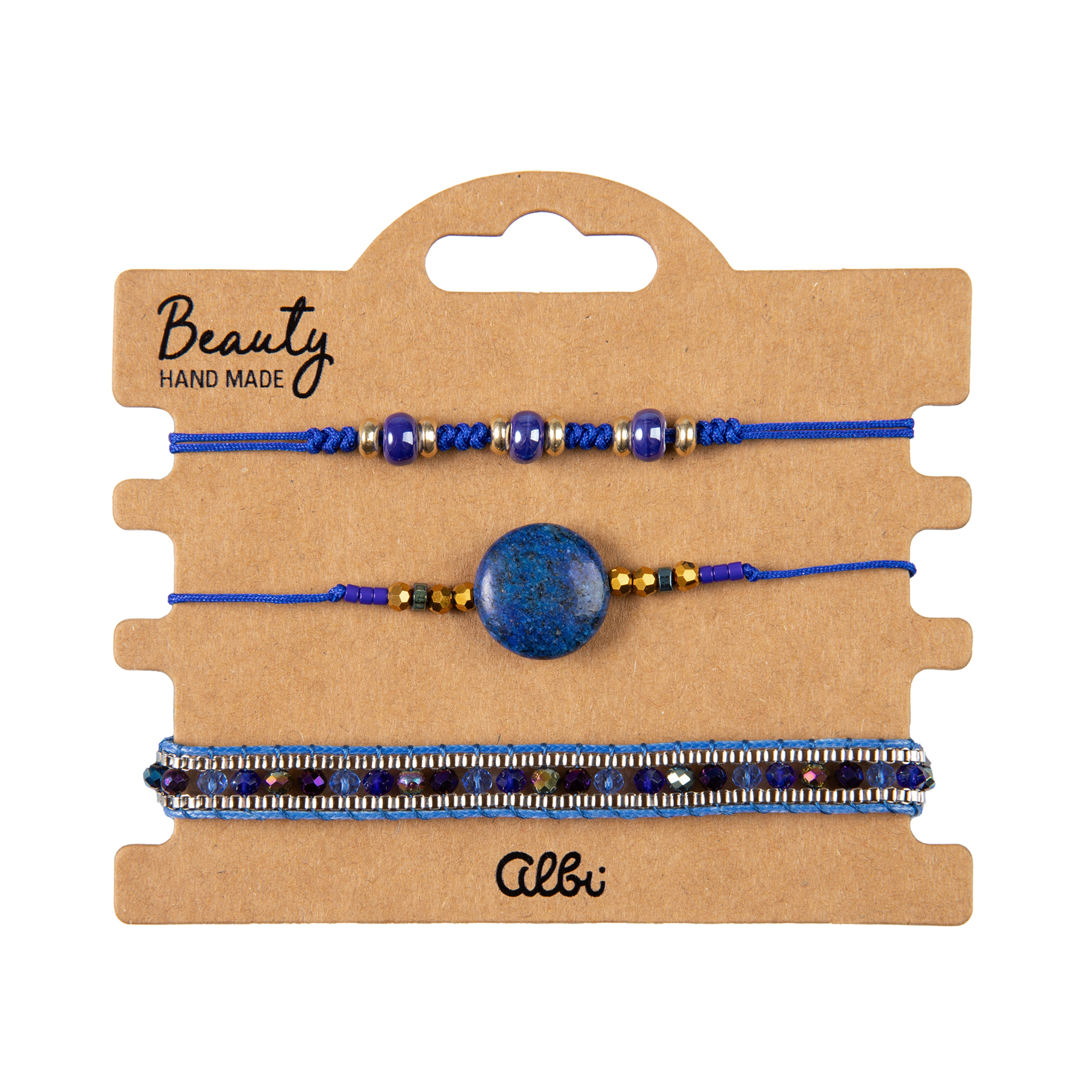 Náramky - Modrý kámen Albi