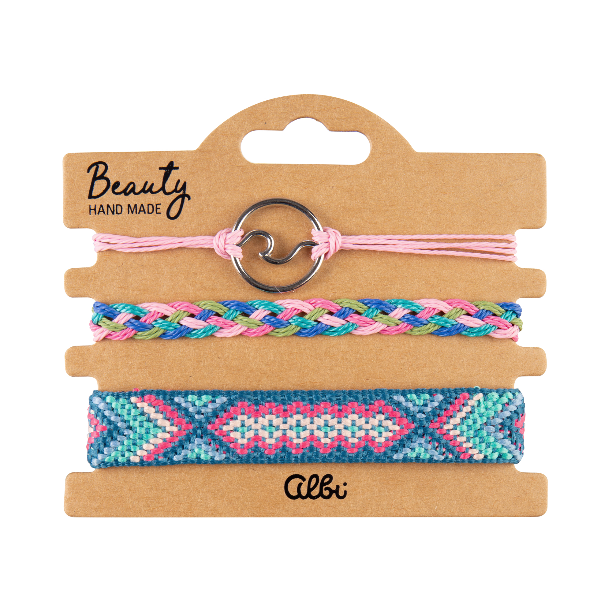 Náramky - Růžová vlna Albi