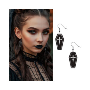 Náušnice Halloween Rakev Albi