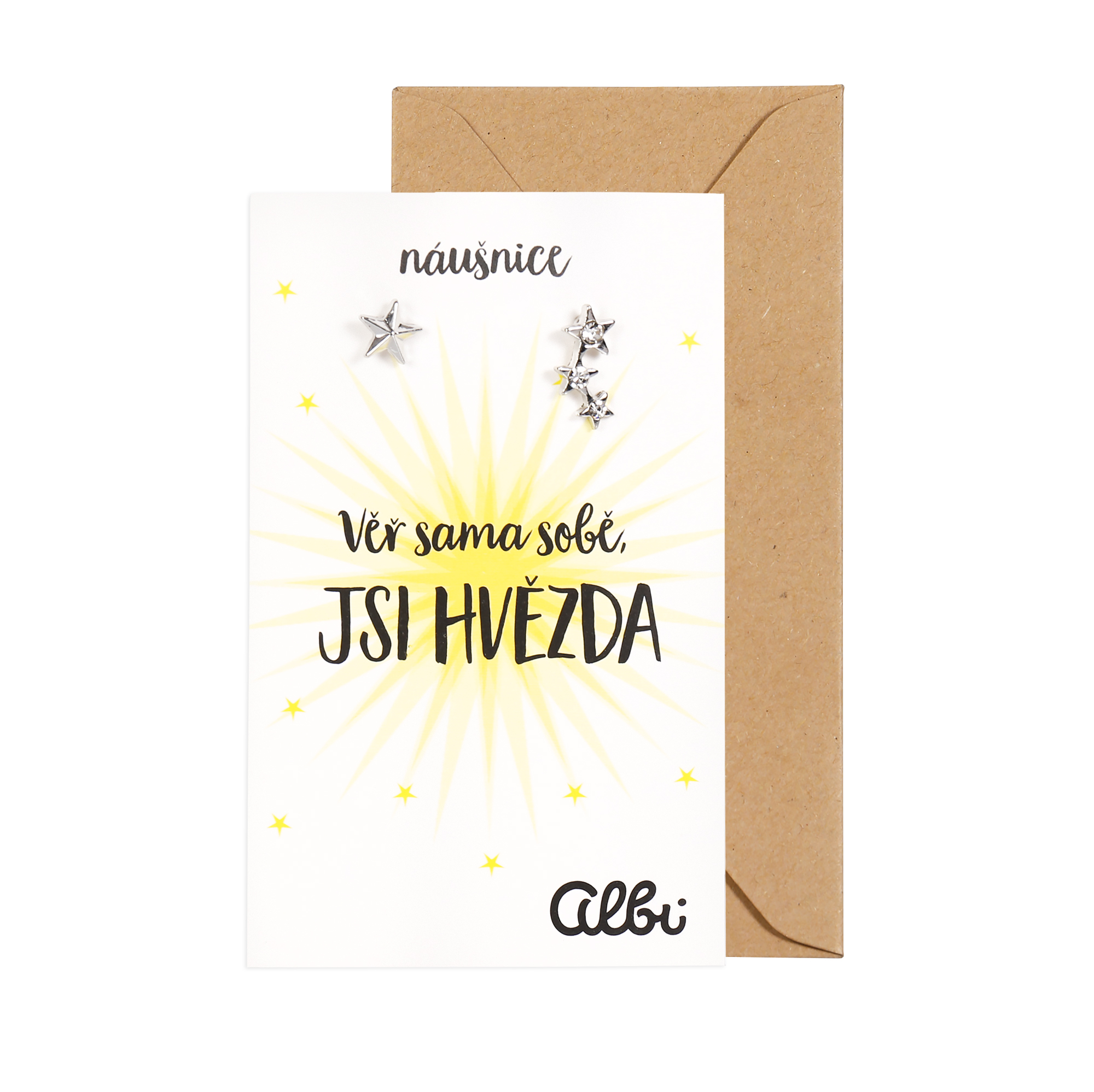 Náušnice - Hvězda Albi