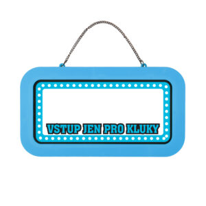 Neonová cedulka bez jména - Jen pro kluky Albi