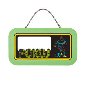 Neonová cedulka bez jména - Pokoj pro fotbalistu Albi