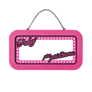 Neonová cedulka bez jména - Pokoj pro princeznu Albi