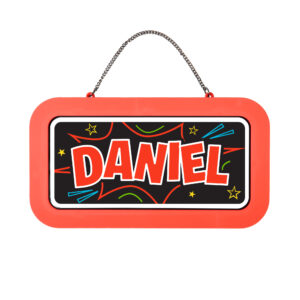 Neonová cedulka se jménem - Daniel Albi