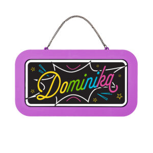 Neonová cedulka se jménem - Dominika Albi