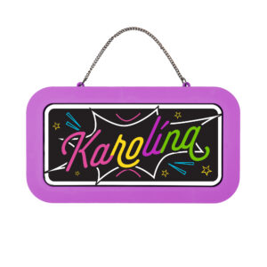 Neonová cedulka se jménem - Karolína Albi