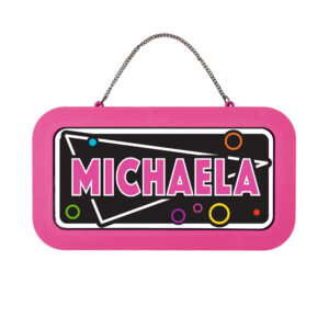 Neonová cedulka se jménem - Michaela Albi