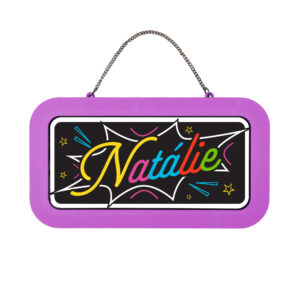 Neonová cedulka se jménem - Natálie Albi