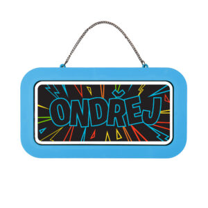 Neonová cedulka se jménem - Ondřej Albi