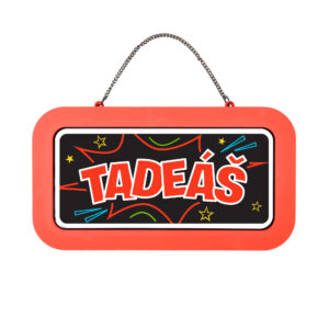 Neonová cedulka se jménem - Tadeáš Albi