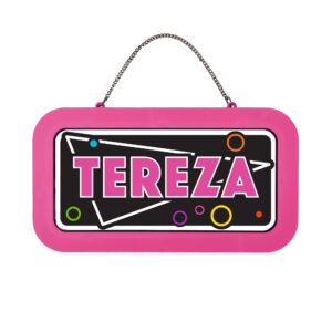 Neonová cedulka se jménem - Tereza Albi